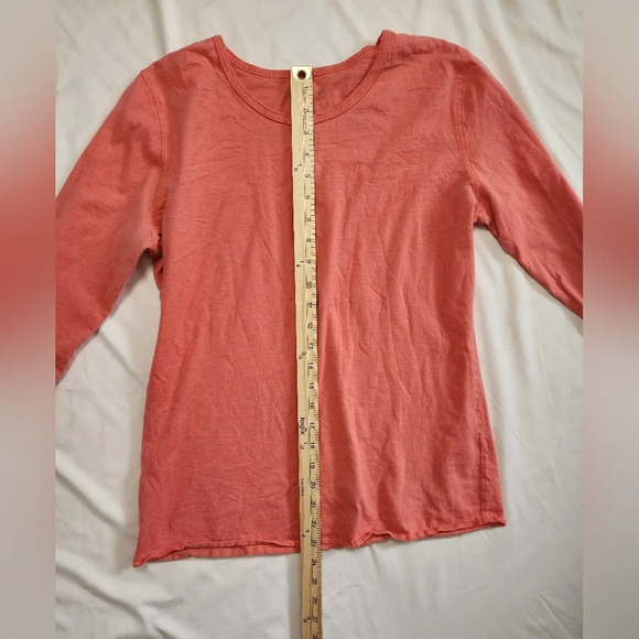 Peaches Womens Long Sleeve Stretchy Athleisure Top Large - Picture 3 of 10